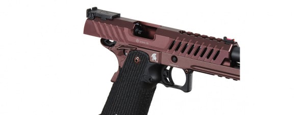 Lancer Tactical Knightshade Hi-Capa Gas Blowback Airsoft Pistol (Black & Bronze)