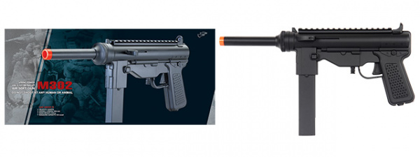 UK Arms M302F M3 Spring Airsoft SMG ( Black )