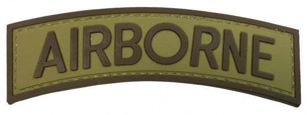 G-Force Airborne PVC Arch Patch ( Tan / Brown )