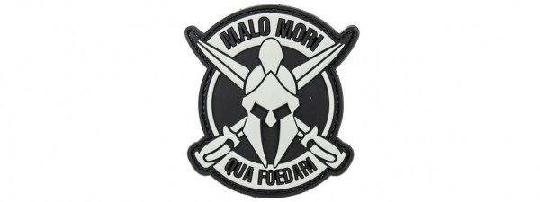 G-force Malo Mori Qua Foedari PVC Patch ( Black )