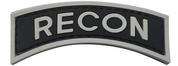 G-Force Recon Arch PVC Morale Patch ( Black / Gray )