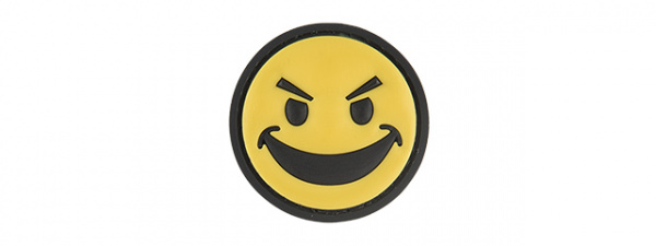 G-Force Evil Smiling Face PVC Patch