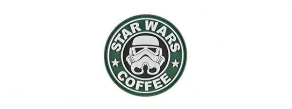 G-Force Star Trooper Coffee PVC Patch ( Green )