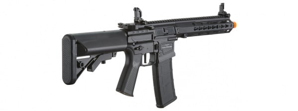 Poseidon PDW 9" PDW w/ Aether v2 & Crane Stock AEG Airsoft Rifle (Black)