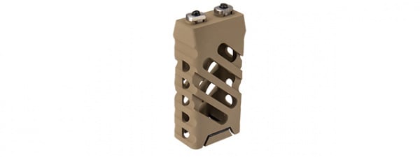 Ranger Armory Skeletonized M-LOK Short Vertical Foregrip ( Crosscut / Tan )