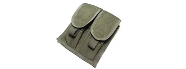 Lancer Tactical AMA MSA Para M4 MOLLE Double Magazine Pouch ( Ranger Green )