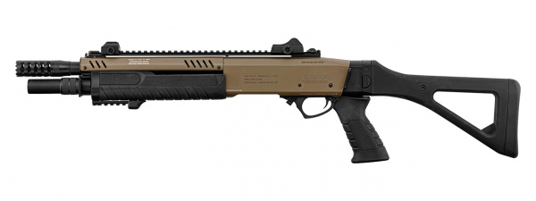 Fabarm 33" Compact Gas Pump Shotgun Replica (Tan)