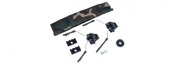 Tac 9 Industries Helmet Rail Comtac I & II Adapter Set ( Black )