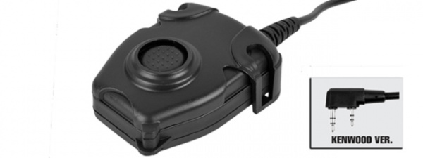 Tac 9 Industries Military Advanced Kenwood Version PTT ( Black )
