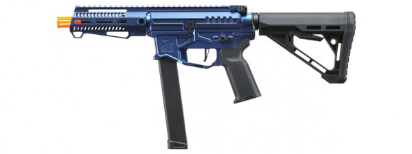 Zion Arms R&D Precision Licensed PW9 Mod 1 AEG Airsoft Rifle with Delta Stock (Cobalt Blue)
