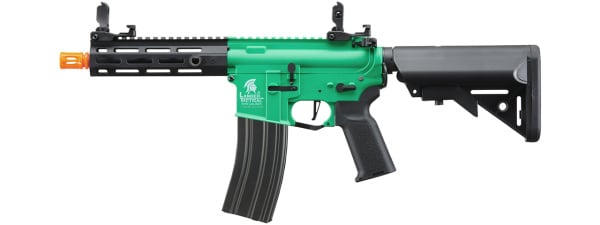 Lancer Tactical Gen 2 Hellion M-LOK 7" Airsoft M4 AEG (Green & Black)