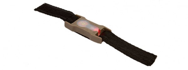 FMA 1" Webbing Split Bar Strobe Light (FDE/Red Light)