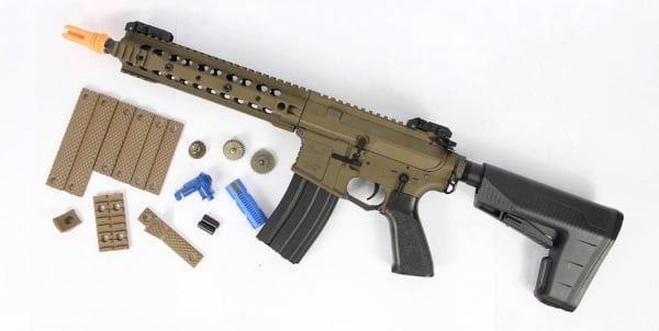 Classic Army M4 ARS4 CQB AEG Airsoft Rifle ( Dark Bronze ) Factory Direct