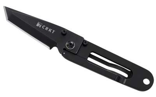 CRKT K.I.S.S. In The Dark Tanto Folding Knife ( Black )