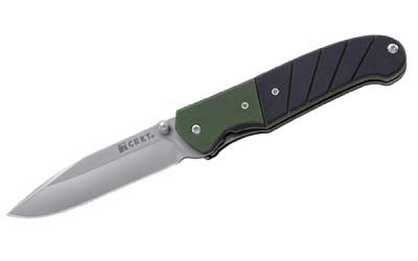 CRKT Ignitor 3.38" Folding Knife ( Black / Green )