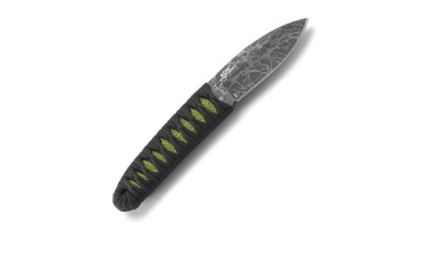 CRKT Burnley Achi Drop Point Fixed Blade Knife (Black/OD Green)