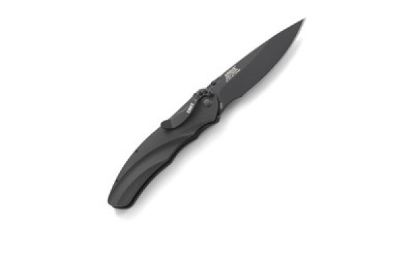 CRKT Lerch Argus Drop Point Folding Knife ( Black )