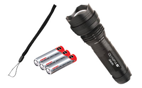 Olympia Z500 500 Lumen Flashlight ( Black )