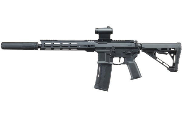 Lancer Tactical Gen 4 Predator 10" SBR AEG Optic & Suppressor Combo