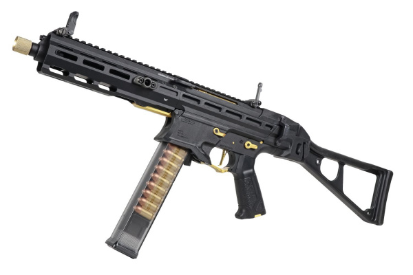 G&G PCC45 SMG AEG Airsoft Gun W/ ETU (Gold)
