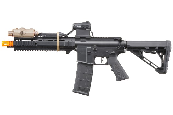 Lancer Tactical Gen 4 L119A2 M4 AEG Airsoft Rifle Field Ready Combo (Black)