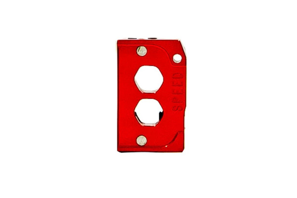 Speed Airsoft Hi-Capa Hex Holes Trigger Flat ( Red )