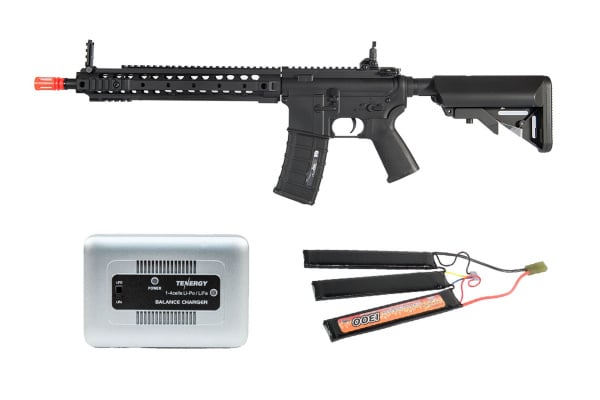 Charged Up Player Package #13 ft. A&K M4 URX3 Rail System Full Metal AEG Airsoft Rifle