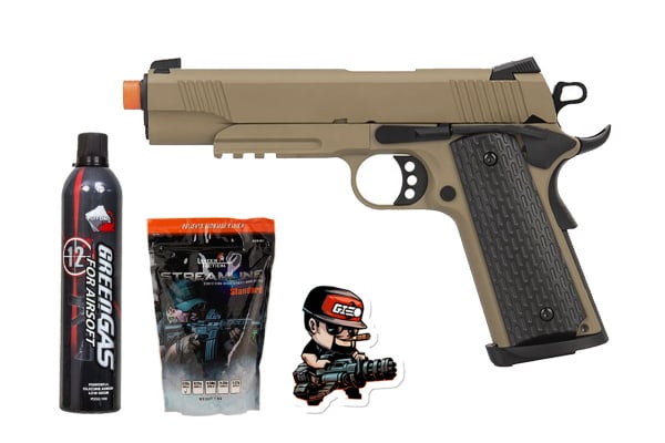 MAYO GANG BUDGET GBB COMBO #4 R28-T ARMY ARMAMENT AIRSOFT PISTOL