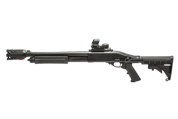 JAG Arms Scattergun TS Gas Airsoft Shotgun Field Ready Combo ( Black )