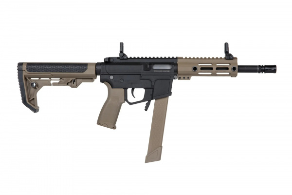 Specna Arms FLEX SA-FX01 GATE X-ASR AEG Airsoft SMG (Black & Tan)
