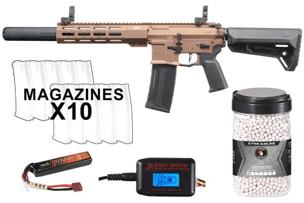 Mayo Gang MGC4 MK3 Full Metal M4 AEG Full Set Combo (Bronze)