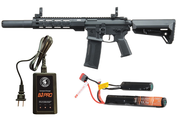 Mayo Gang MGC4 MK3 M4 AEG Gen 3 Airsoft Rifle Battery & Charger Combo