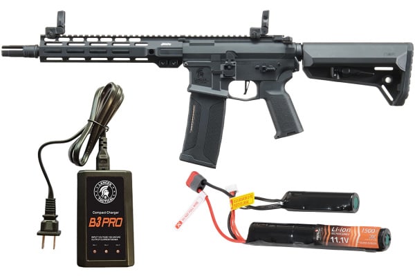 Mayo Gang MGC4 MK2 CQB AEG 10" Airsoft Rifle Gen 3 Battery & Charger Combo