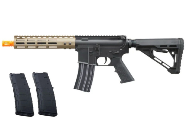 Classic Army MWS CSR 10" GBBR Gas Blowback Airsoft Rifle Mag Combo (Tan)