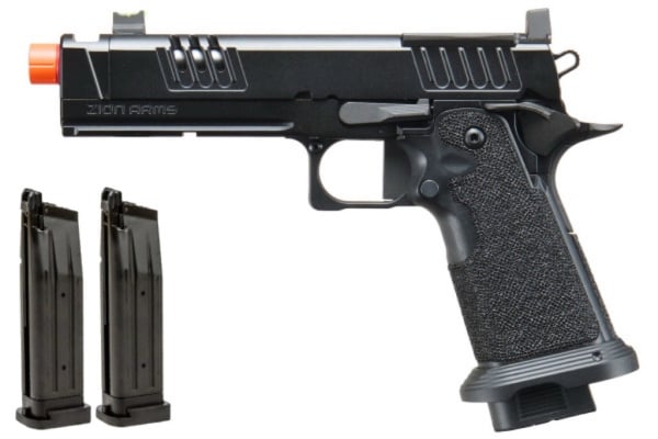 Zion Arms ZA11 MOD 2 Hi-Capa GBB Airsoft Pistol Mag Combo (Black)