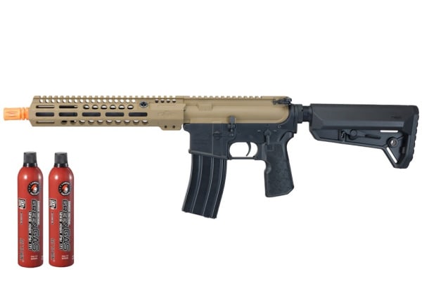 Mayo Gang MGC4 MK4 MWS GBBR Gas Blowback Airsoft Rifle Magazine Combo (Two-Tone)