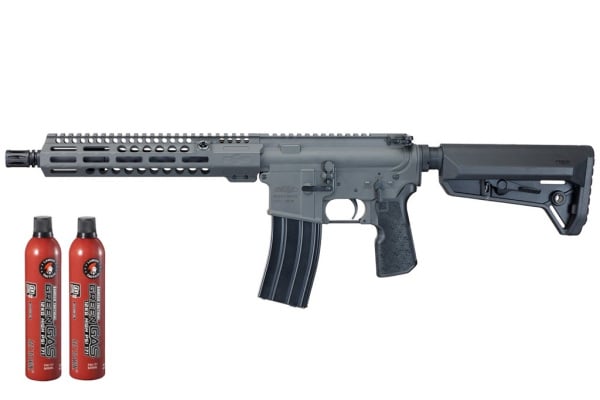 Mayo Gang MGC4 MK4 MWS GBBR Gas Blowback Airsoft Rifle Magazine Combo (Gray)