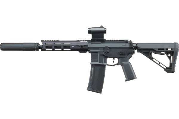 Lancer Tactical Gen 4 Predator 8" CQB AEG Optic & Suppressor Combo