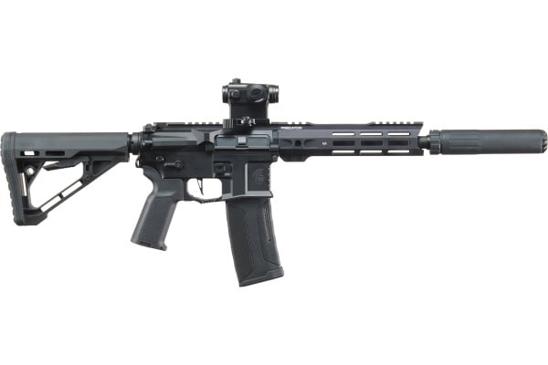 Lancer Tactical Gen 4 Predator 8" CQB AEG Optic & Suppressor Combo