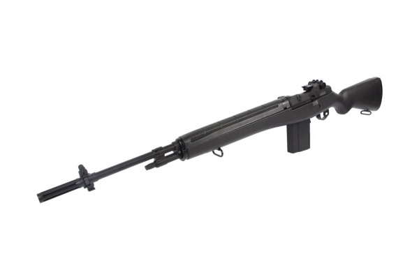 Classic Army M14 Proline AEG Airsoft Rifle w Scope Mount ( Black ) Factory Direct