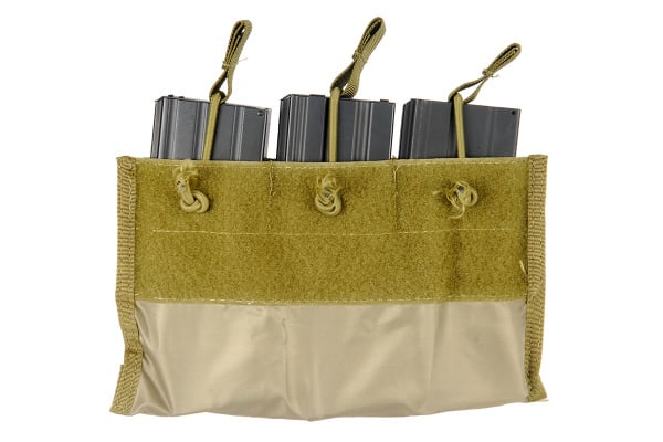 Emerson Kangaroo Insert Triple M4 / M16 Magazine Pouch ( Khaki )