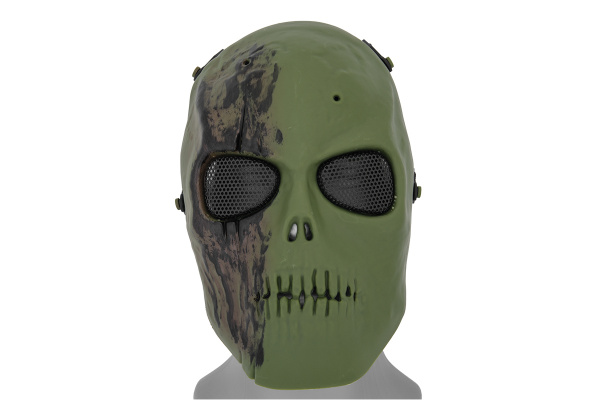 Emerson Mesh Scarred Skull Mask ( Option )