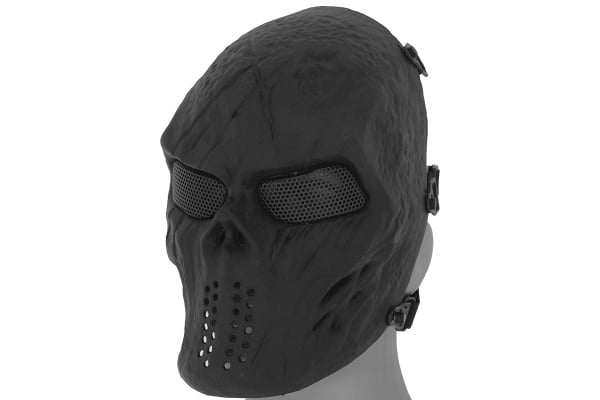 Emerson Villain Skull Mesh Face Mask ( Option )