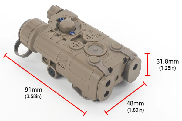 ACW L3 NGAL Dummy PEQ Polymer Module (Dark Earth)