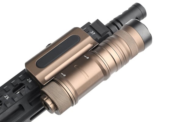 ACW 1800 Lumen Rail Mounted Tactical Flashlight (Dark Earth)