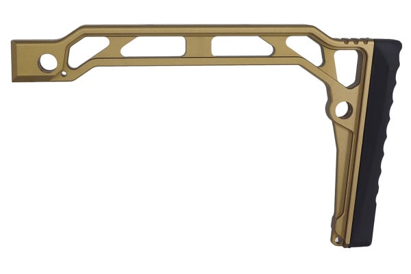 ACW Skeleton Stock w/ Butt Pad for 20mm Rails (Tan)