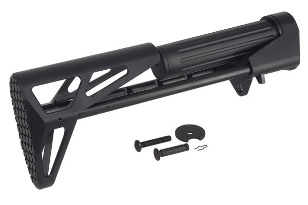 Atlas Custom Works MDX Retractable CQB Stock for M4 AEG Rifles (Black)