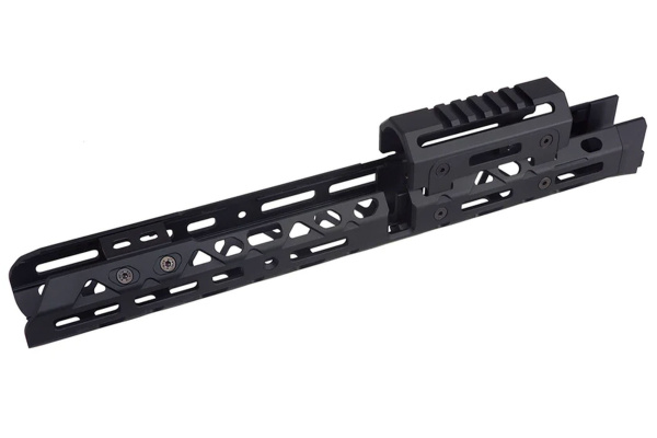 ACW Extended Handguard Type 2 For CYMA AKM/74S Airsoft Rifles (Black)