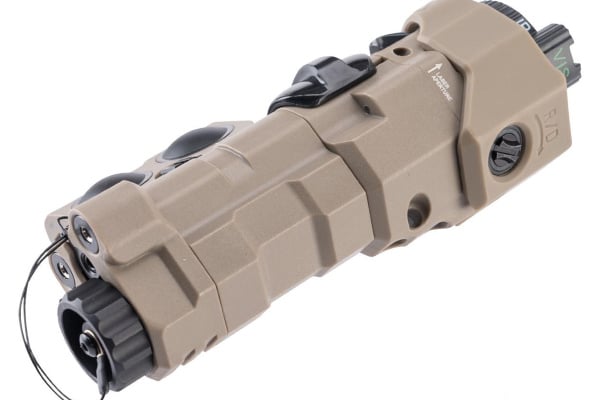 ACW 220 Lumens Offset Modular Airsoft Flashlight Laser and IR Combo (Dark Earth)