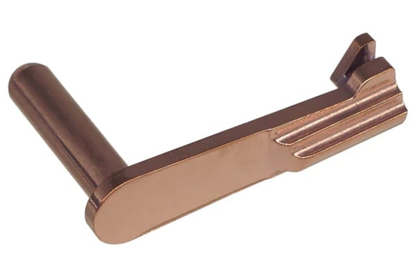 ACW Stainless Steel Type 1 Slide Stop for Hi-Capa Airsoft Gas Blowback Pistols (Dark Earth)